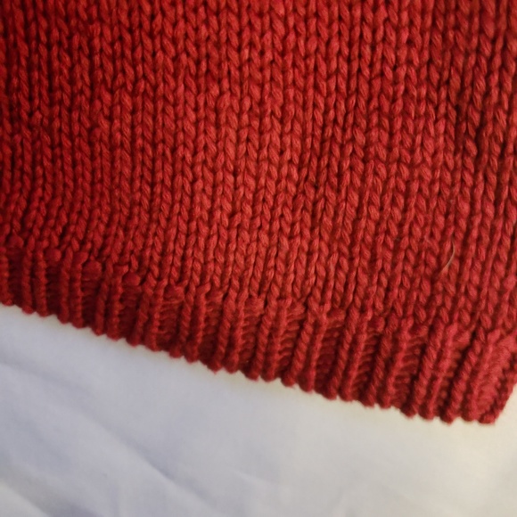 Loft by Ann Taylor long sleeves red sweater - Picture 6 of 6